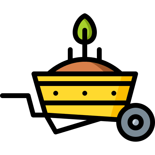 Wheelbarrow cart farming and gardening wheelbarrow icon Wheelbarrow cart farming and gardening wheelbarrow icon