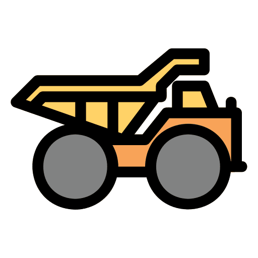 Dump truck construction and tools dump truck transportation icon Dump truck construction and tools dump truck transportation icon