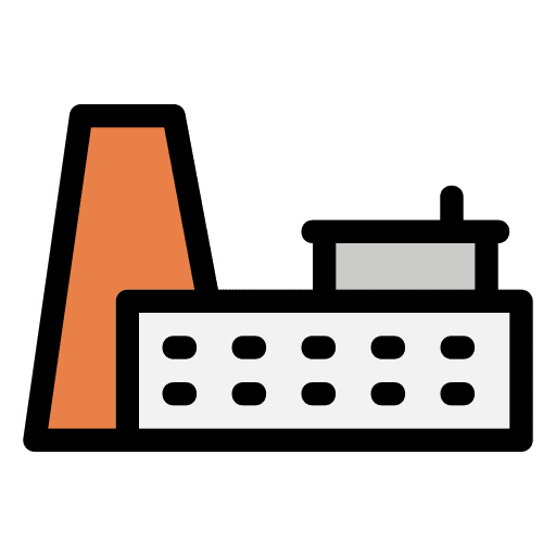 Factory factory industrial chimney icon Factory factory industrial chimney icon