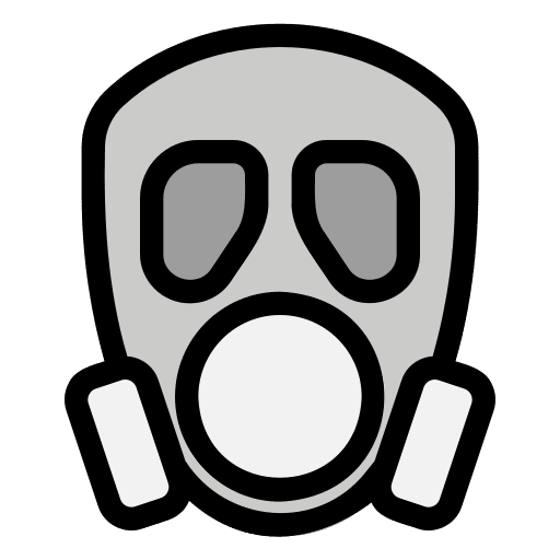 Gas mask gas mask safety pollution icon Gas mask gas mask safety pollution icon