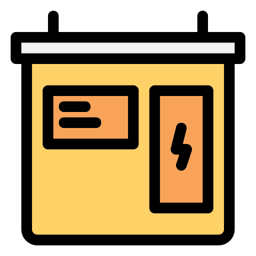 Electric generator energy construction and tools electric generator icon Electric generator energy construction and tools electric generator icon