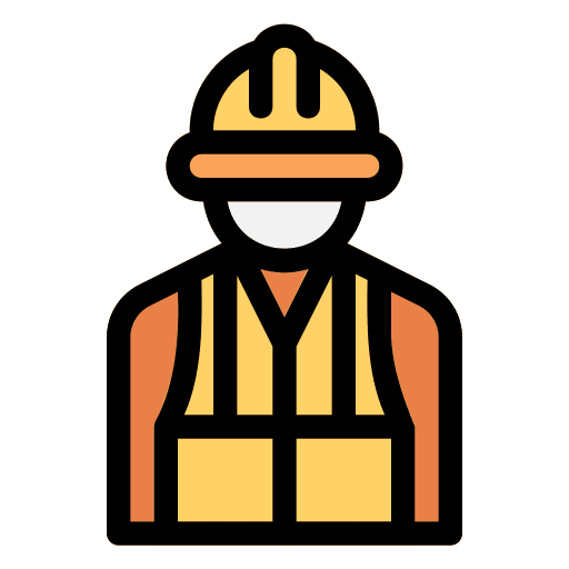 Worker industry job man icon Worker industry job man icon
