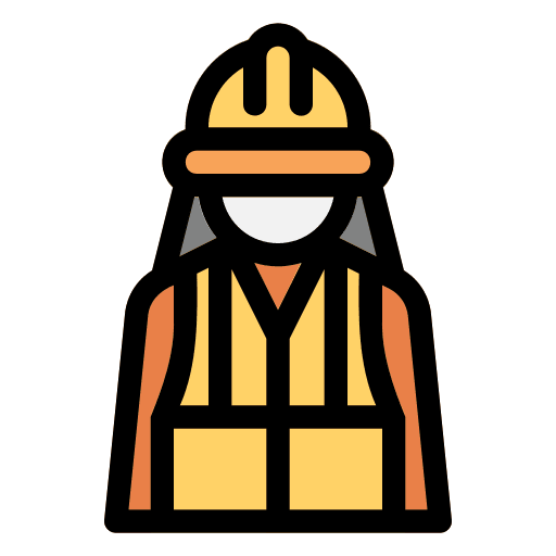 Worker user job industry icon Worker user job industry icon