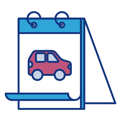 Car event time day icon