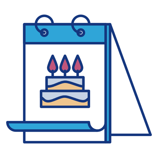 Birthday cake birthday cake event date icon