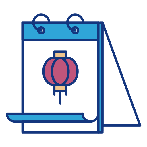 Chinese calendar time day icon Chinese calendar time day icon