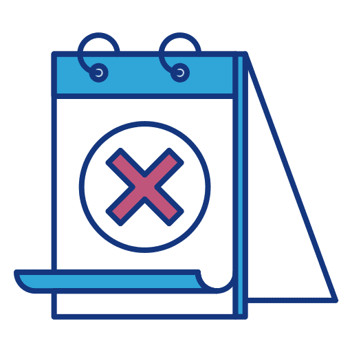 Cross time event schedule icon Cross time event schedule icon