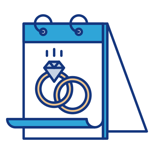 Wedding rings time wedding rings date icon Wedding rings time wedding rings date icon