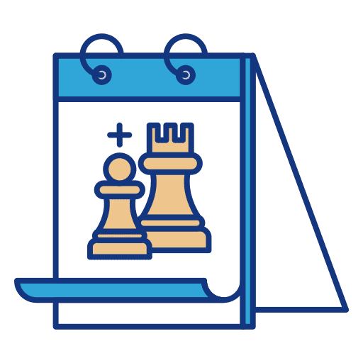 Strategy event organization strategy icon Strategy event organization strategy icon