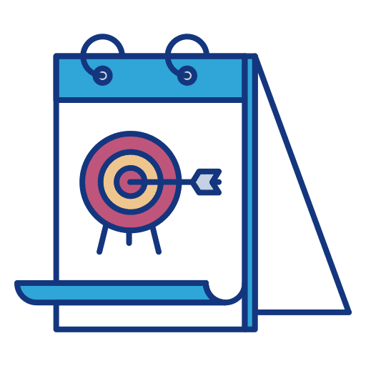 Target schedule day calendar icon Target schedule day calendar icon