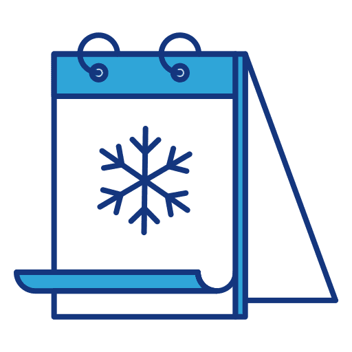 Winter winter event time icon Winter winter event time icon