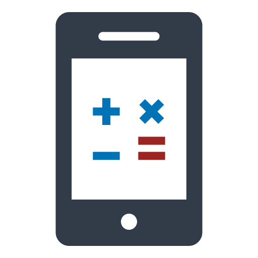 Calculator mobile phone calculator electronics icon