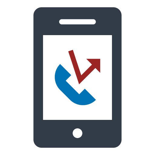 Call forwarding phone call mobile phone communications icon