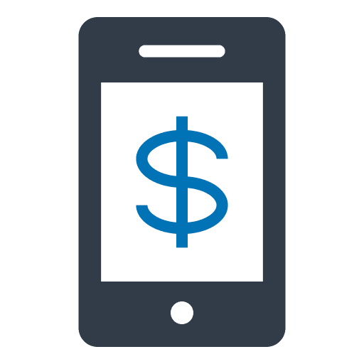 Dollar dollar ui smartphone icon Dollar dollar ui smartphone icon