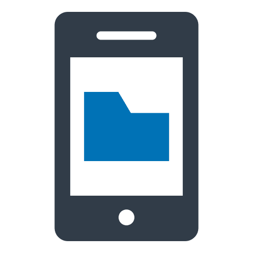 Folder communications electronics document icon Folder communications electronics document icon