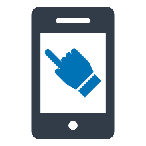 Hand hand smartphone gesture icon Hand hand smartphone gesture icon