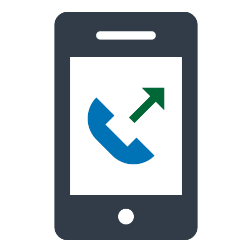 Outgoing call outgoing call phone call smartphone icon