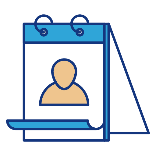 Avatar time and date user date icon