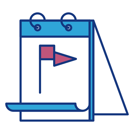 Flag time and date day flag icon Flag time and date day flag icon