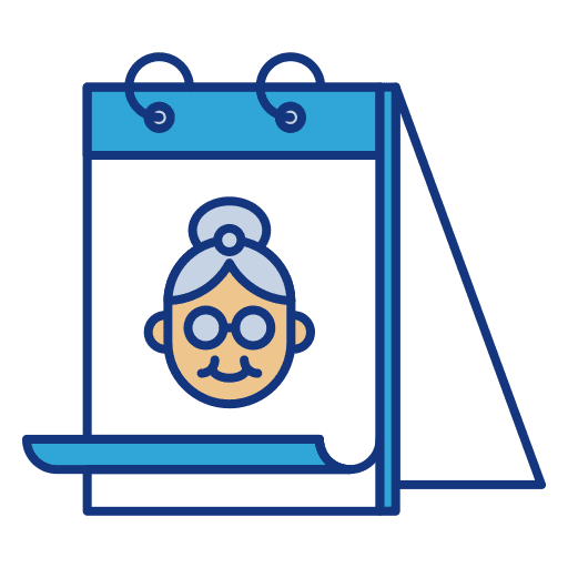 Grandmother day date event icon Grandmother day date event icon