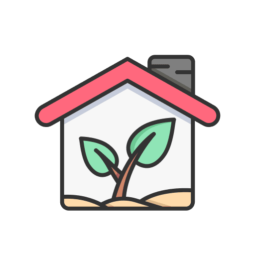 Home home eco green icon