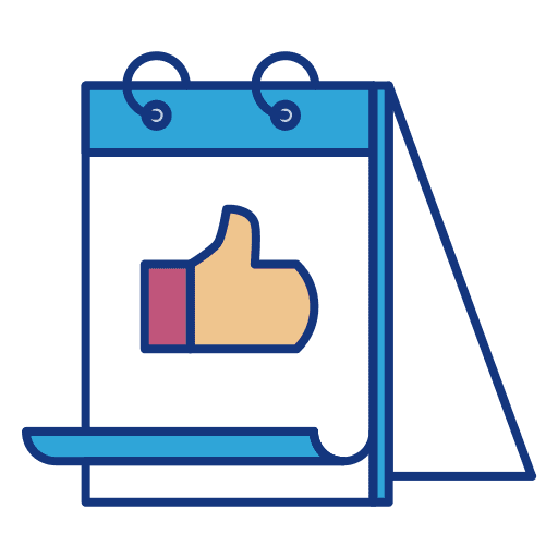 Like calendar day date icon Like calendar day date icon