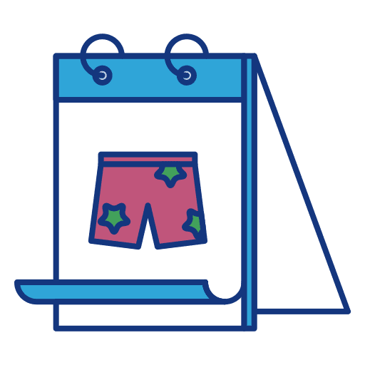 Pants day calendar schedule icon Pants day calendar schedule icon