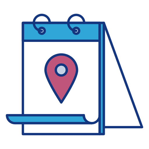 Pin date schedule calendar icon Pin date schedule calendar icon