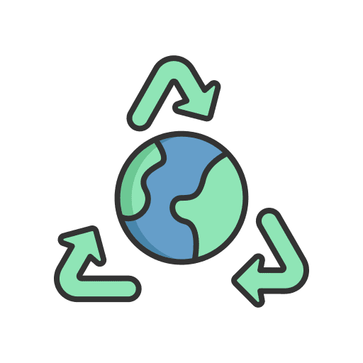 Recycle ecology world earth icon Recycle ecology world earth icon
