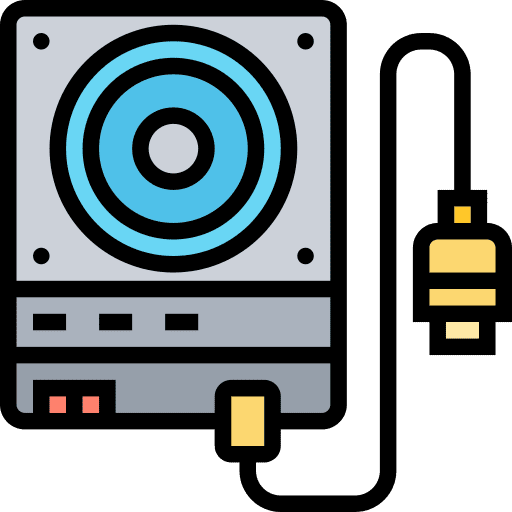 External harddrive drive external icon