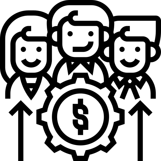 Employee pay business and finance finance icon Employee pay business and finance finance icon