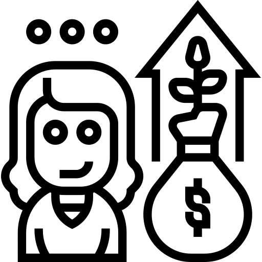 Sponsor finance business investment icon Sponsor finance business investment icon