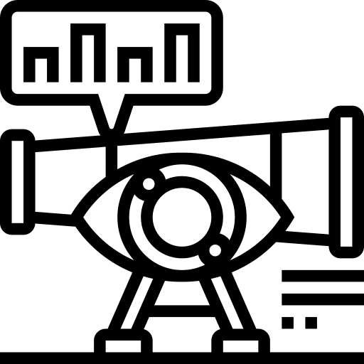 Vision business and finance vision market icon Vision business and finance vision market icon