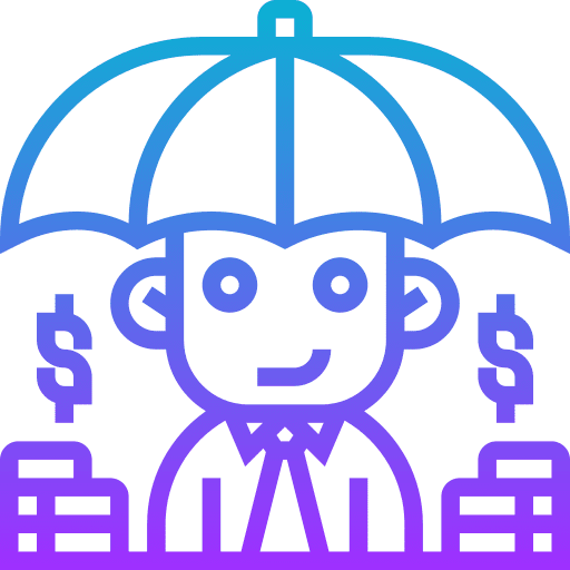Funds funds umbrella safe icon Funds funds umbrella safe icon