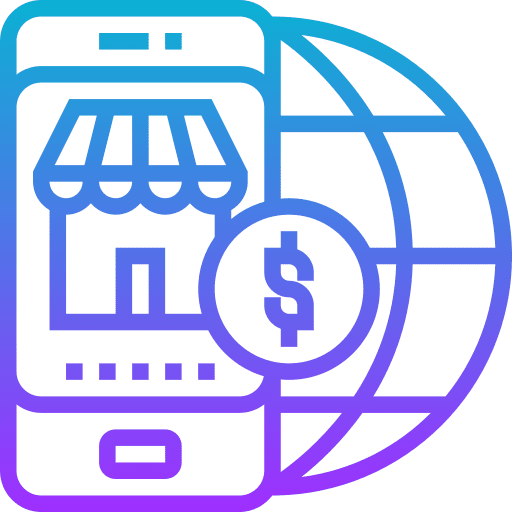 Online marketing customer behavior international online marketing icon