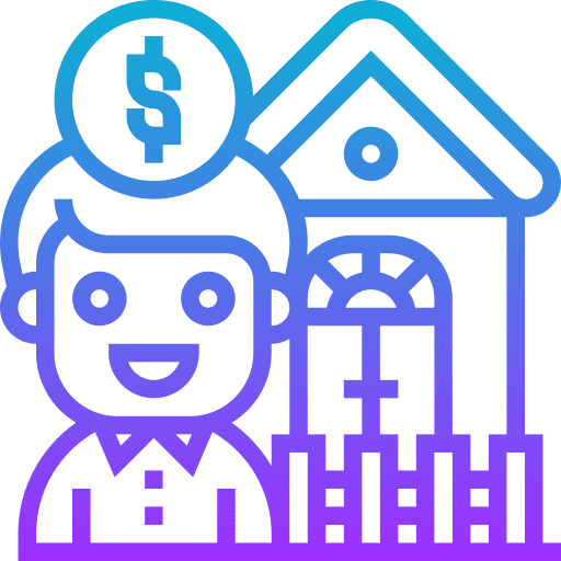 Property payment real estate business and finance icon