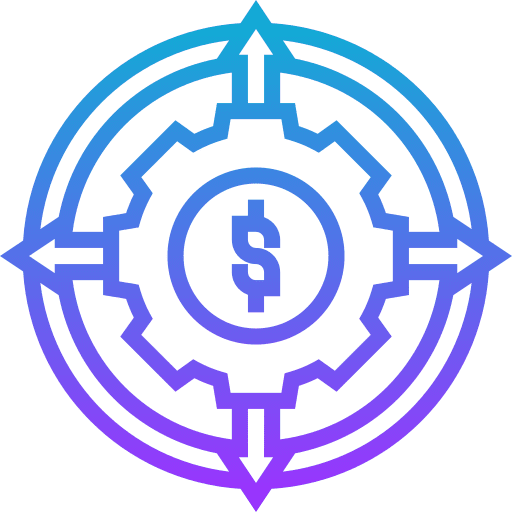 Cash flow cash dollar management icon Cash flow cash dollar management icon