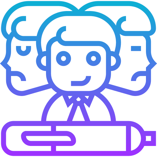 Customer rate social media marketing icon Customer rate social media marketing icon