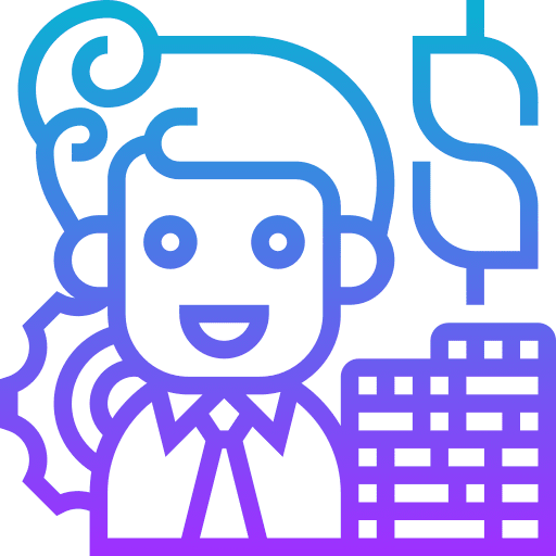 Making money currency business and finance icon Making money currency business and finance icon