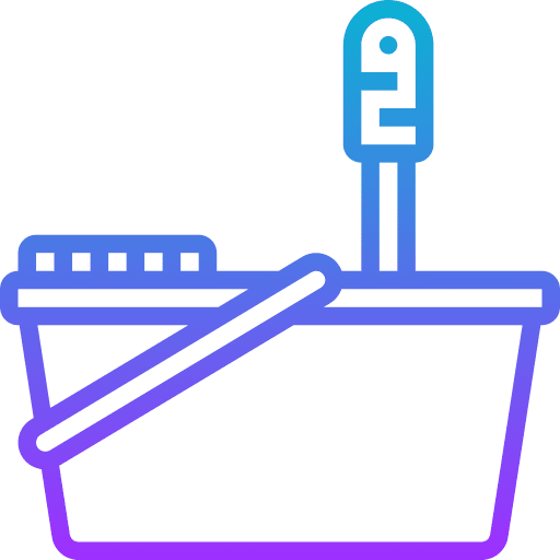Bucket housekeeping cleaning tools water icon Bucket housekeeping cleaning tools water icon