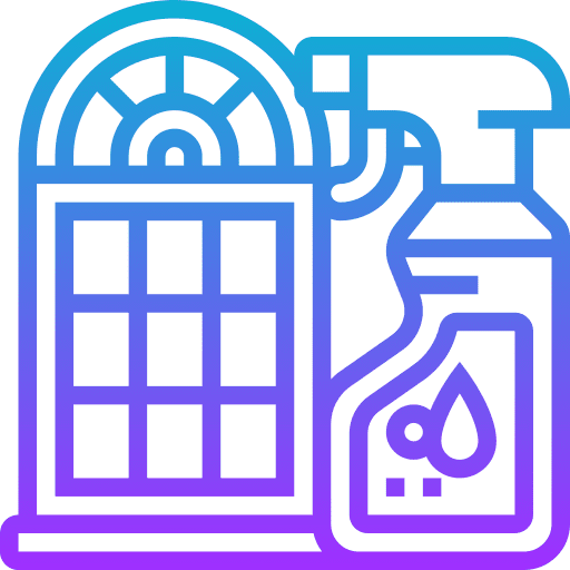Cleaning spray window furniture and household hygiene icon Cleaning spray window furniture and household hygiene icon