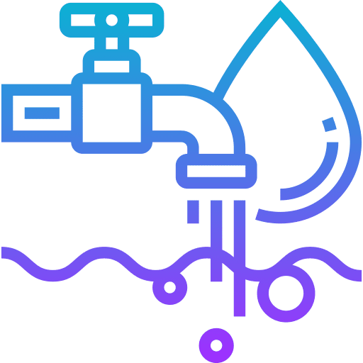 Water tap water tap falling faucet icon