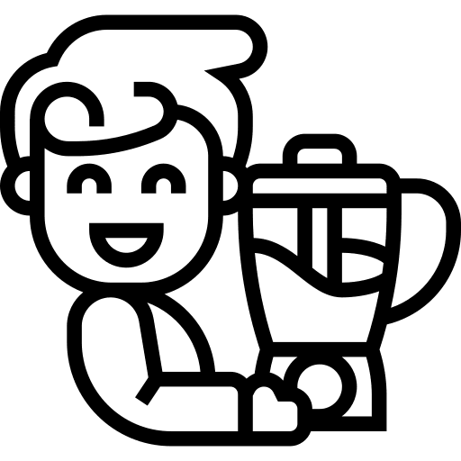 Blender mixer man blender icon Blender mixer man blender icon