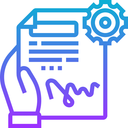 Contact contact document contract icon