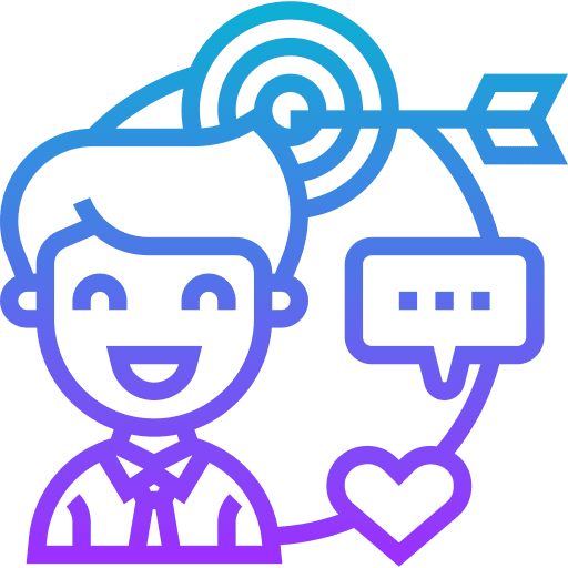 Customer happiness management customer icon