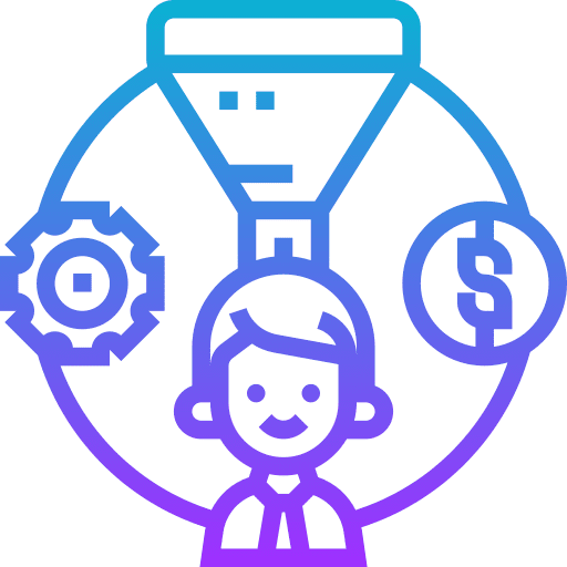 Lead people business and finance lead icon Lead people business and finance lead icon