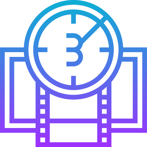 Cinema countdown film show icon Cinema countdown film show icon
