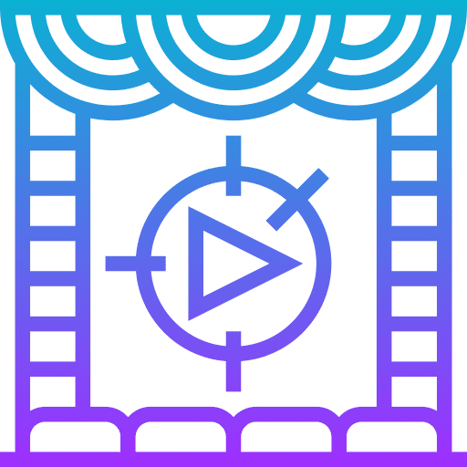 Cinema screen movie screen entertainment watch icon Cinema screen movie screen entertainment watch icon