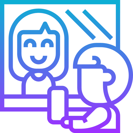Ticket office user cashier booth icon