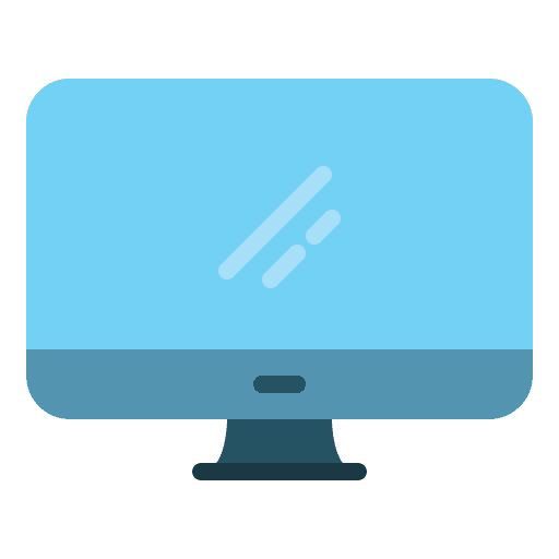 Computer tv monitor technology icon